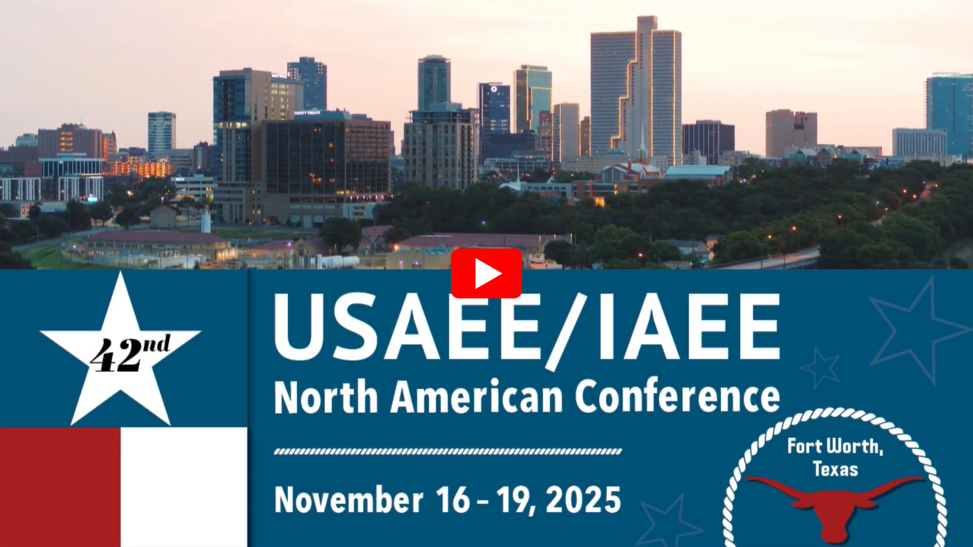 Usaee 2025 Conference Video Image Usaee 2025 Conference Video Image